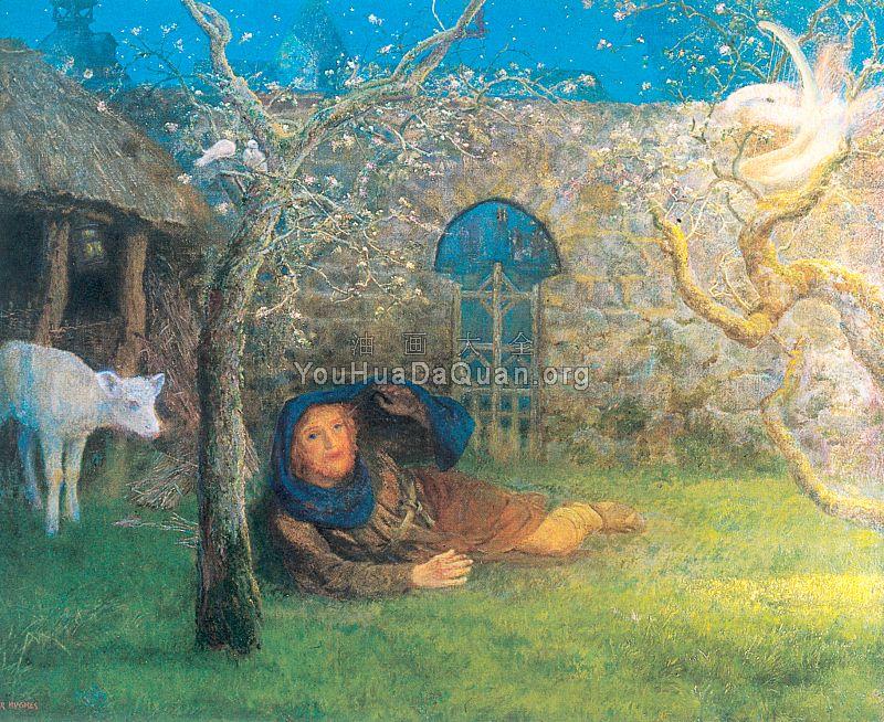 Caedmon's Awakening - 亚瑟·休斯